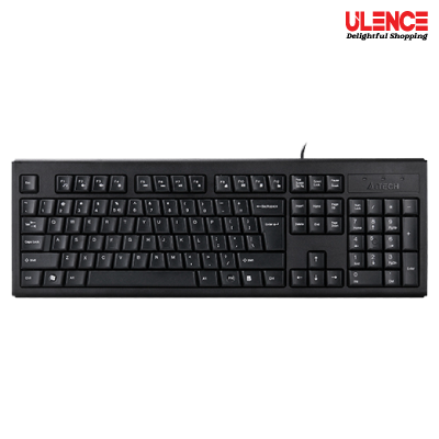 A4tech KRS-83 FN-Hotkeys Wired Multimedia Keyboard With Bangla Layout