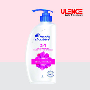 Head & Shoulders 2-in-1 Smooth and Silky Anti Dandruff Shampoo + Conditioner for Women & Men