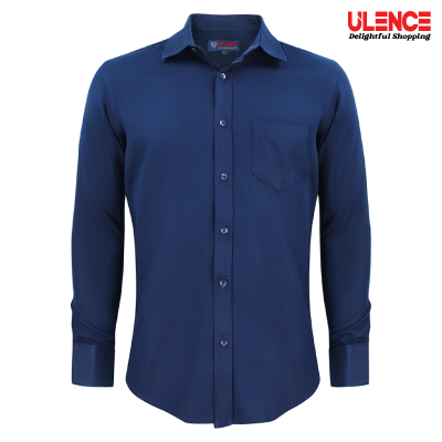 Premium Navy Blue Formal Shirt